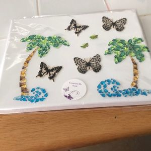 Palms Trees & Butterflies